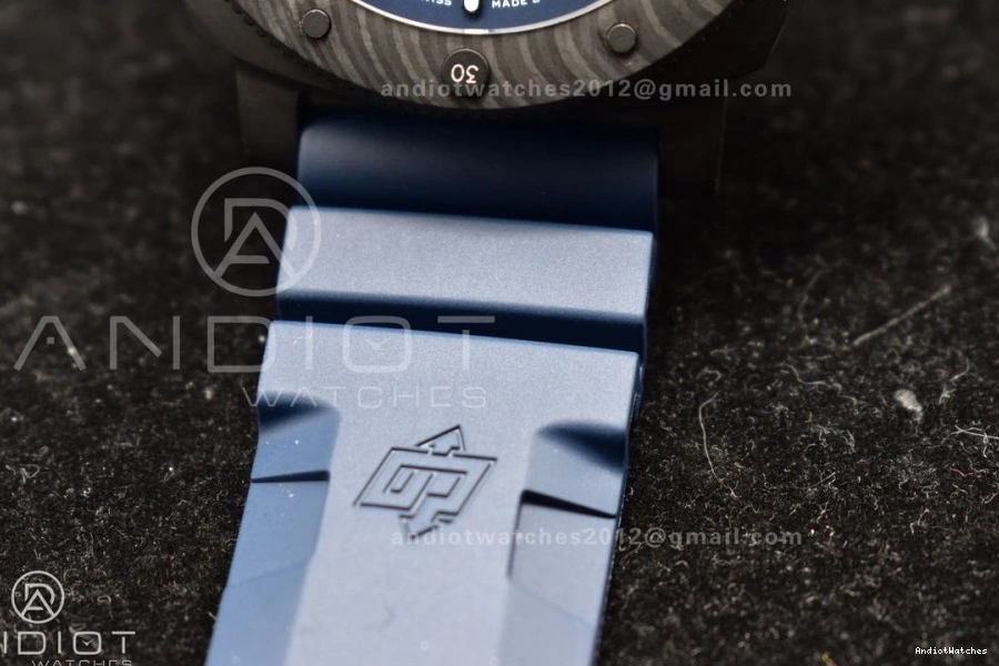 Best Blue P Strap Edition Blue Trendsetting SBF W Rubber 439 on Carbotech 1:1 Dial PAM1232 1205